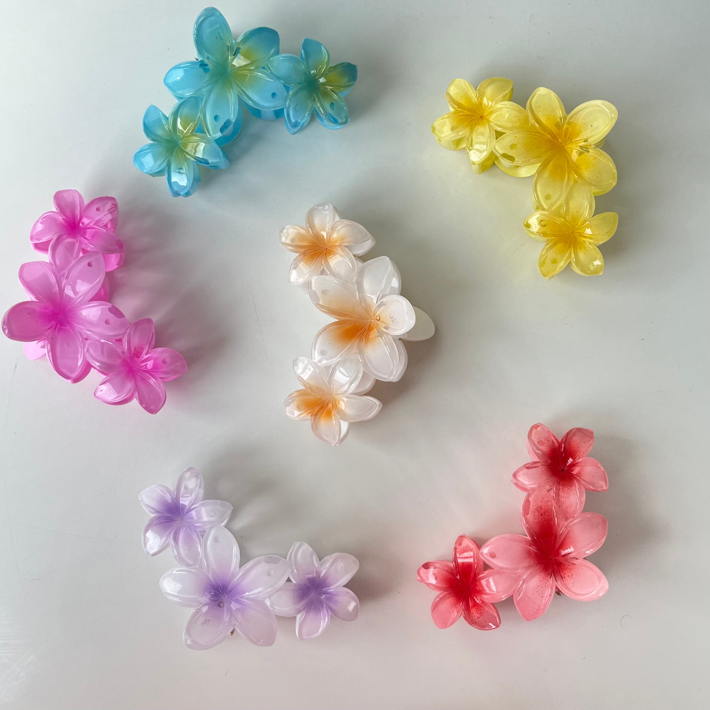 Aurora Bloom – Large Floral Claw (Vault Set of 6)